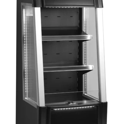 Lav kølereol / impulskøler - 64 cm bred i sort, Tefcold