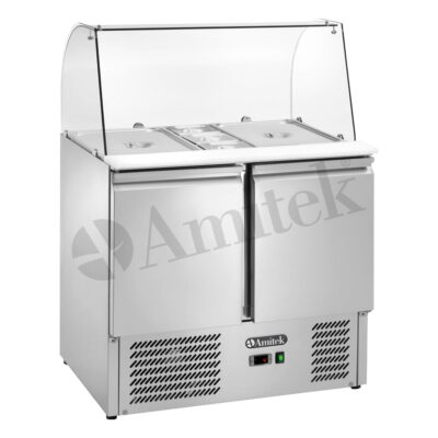Saladette med glas amitek
