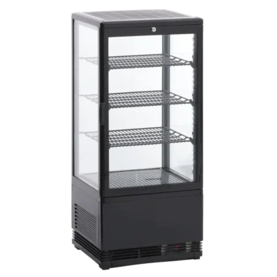 Kagemontre / kølemontre i sort - 78 liter, Scancool