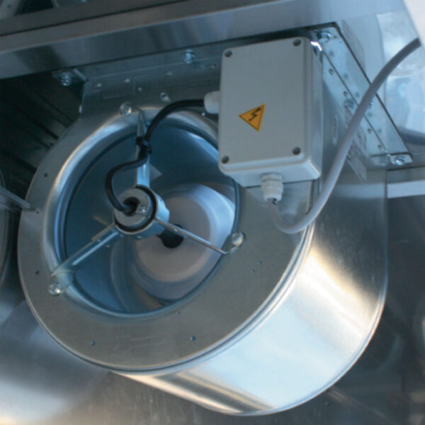 Industri emfang-  komplet med motor, filtre og lys 2500 x 900 mm - Billede 4