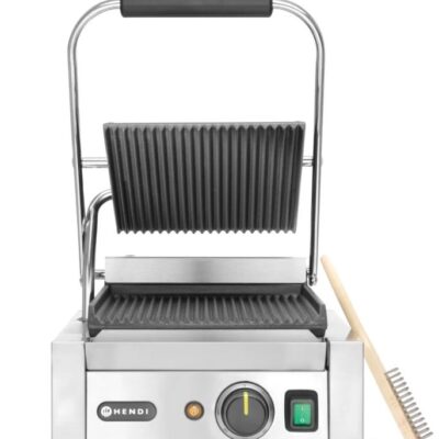 Klemgrill, enkelt - rillet top og bund, Hendi