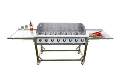 STOR gasgrill med 8 brændere