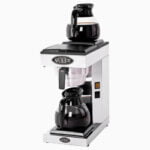 Automatisk vandpåfyldning - Queen kaffemaskine med 2 plader / kander