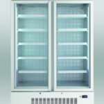 Dobbelt displayfryser, Scan KF 990  perfekt til forretningen med selvbetjeningsvarer.