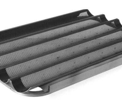 Perforeret bageplade til flutes i 40x60 cm - non-stick
