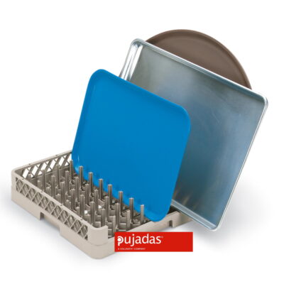 Opvaskekurv til gastrobakker - åben i den ene side ( 500 x 500 mm)