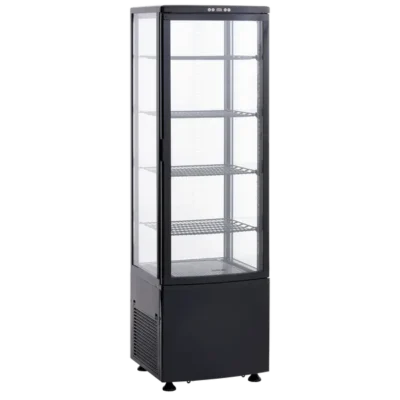 Displaykøler, 235 liter sort farve, Scancool