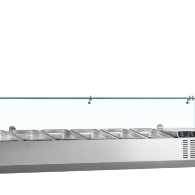 Køleopsats 150 cm til 1/4 GN med glas