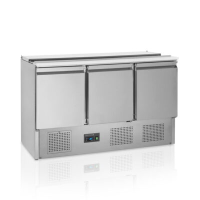 saladette med 3 låger og åben top tefcold