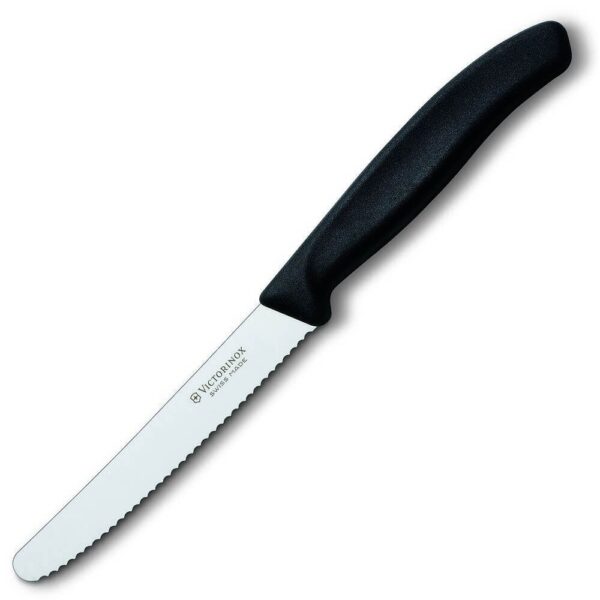 Tomatkniv, Victorinox, med sort skaft