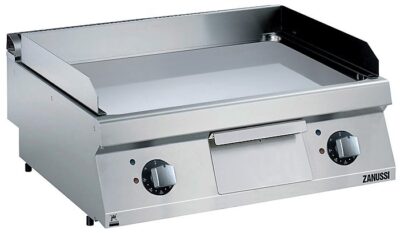 Glat dobbelt stegeplade i krom til EL, Zanussi EVO 700 serien