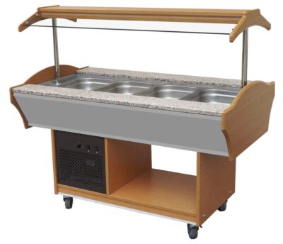 Buffet salatbar, 4 GN