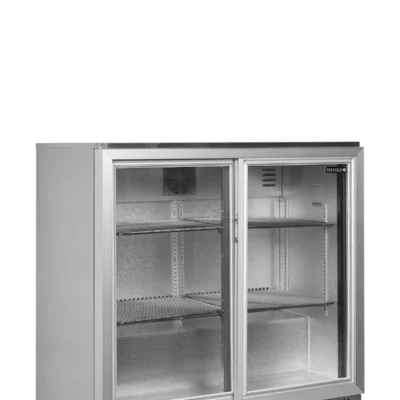 Backbar i rustfri stål med 2 skydelåger, Tefcold