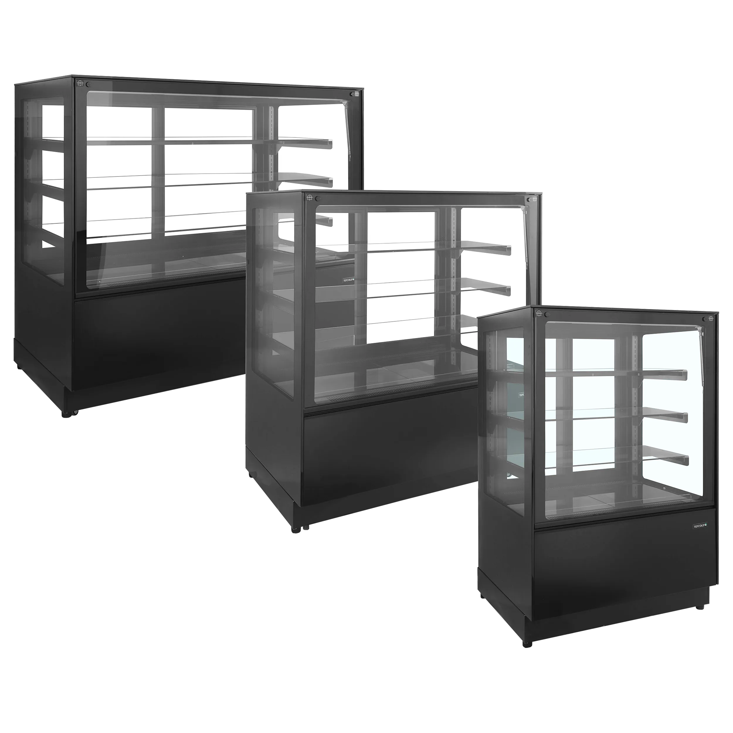Kølemontre 90 cm | TEFCOLD Displaykøler med glas - Billede 2